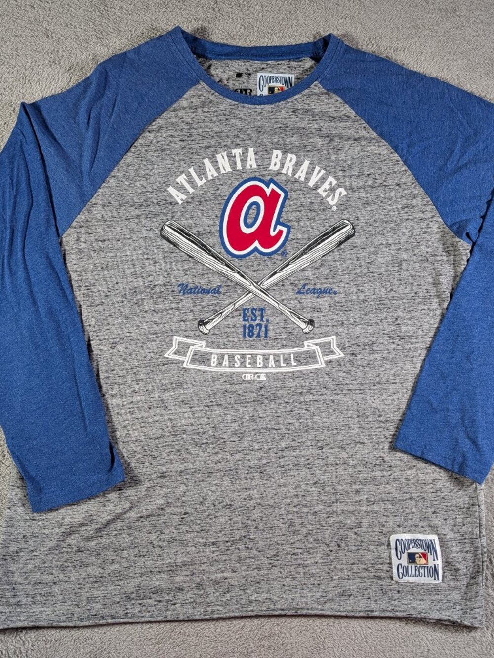 MLB Darius Rucker Atlanta Braves Cooperstown XL Long Sleeve T-Shirt
